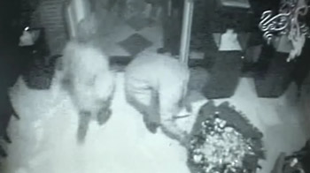 CCTV footage of 'fake cops' robbing Tanishq CCTV footage of 'fake cops' robbing Tanishq