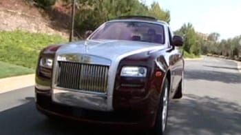 Cruisin' in a Rolls Royce in California
