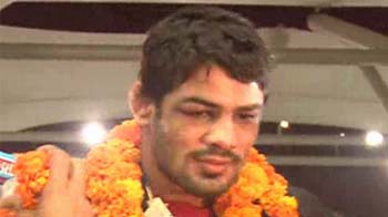 Hero's welcome for world champ Sushil Kumar