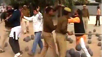 Dramatic protests, controversial posters for Sonia Gandhi visit