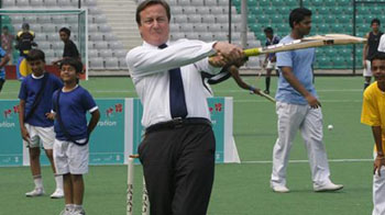 Cameron's cricket diplomacy