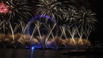 Ushering in the New Year, in style