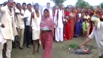 Video : Agni-pariksha to prove tribal girl is not a thief