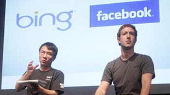 Facebook's Zuckerberg "friends" Microsoft Bing Facebook's Zuckerberg "friends" Microsoft Bing