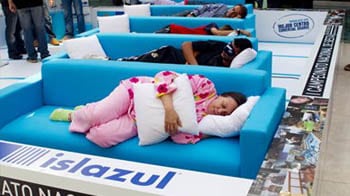 Video : Ready, set, snooze! Spain holds siesta contest