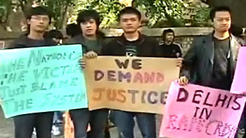 Delhi rape case: 'North East' protests