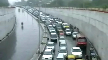 Rain chokes Delhi for hours