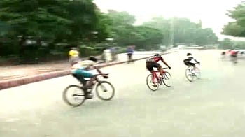Video : Delhi hosts largest cyclothon