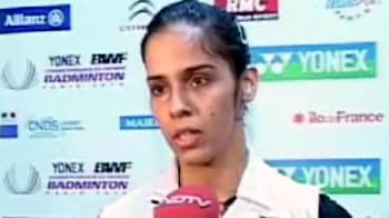 Video : Saina in quarter finals of World Championship