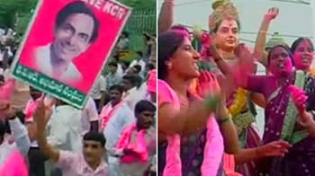Video : TRS sweeps Telangana polls, thumbs up for KCR
