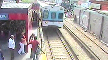 Argentina child disappears under train, survives