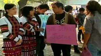 Videos : नॉर्थ-ईस्ट के छात्रों का प्रदर्शन