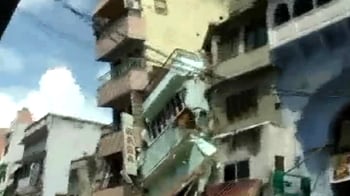 Video : Seven-storey building collapses, no one injured