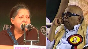Video : Jayalalithaa, Karunanidhi fight 'minority' battle