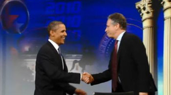 Talk show host needles a willing Obama