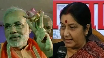 Modi-Sushma spat: Nitin Gadkari intervenes Modi-Sushma spat: Nitin Gadkari intervenes