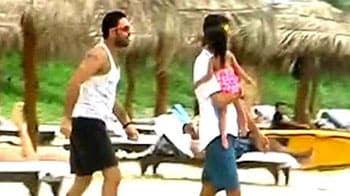 Video : Team India cools off on Goa beach