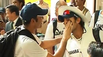 भारतीय टीम ने मनाया जीत का जश्न