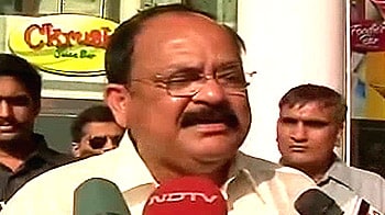 Video : The whole drama was scripted by Congress: Venkaiah