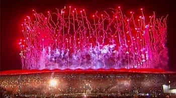 Video : Fireworks add colour to Spain World Cup celebrations