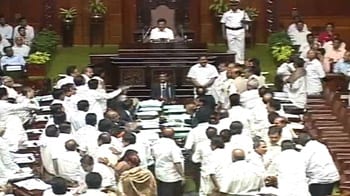 Video : Opposition disrupts Karnataka Assembly again