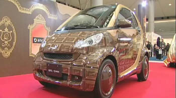 A Mercedes that looks like chocolate