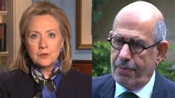 Video : ElBaradei, Hillary on Egypt protests