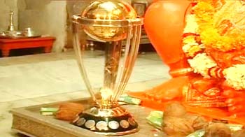 विश्वकप ट्रॉफी का जयपुर में स्वागत