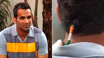 Zaheer Khan's World Cup look