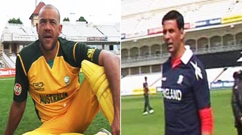 Akshay bowls over Symonds, Katich