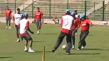 Video : India play Australia in World Cup warm-up tie