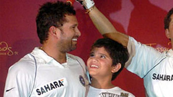 Cricketers and their li'l ones
