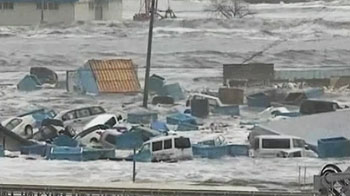 Japan hit by quake measuring 8.9 on Richter scale