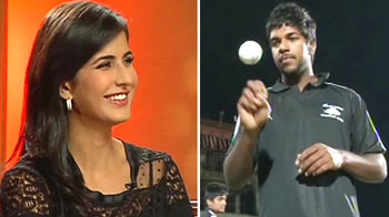 Katrina's 'express-bowling' fan