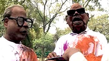 प्रणब, ममता और करुणानिधि की होली!