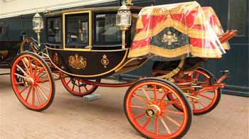 Horses, carriage for royal wedding