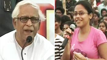 Students grill West Bengal Chief Minister