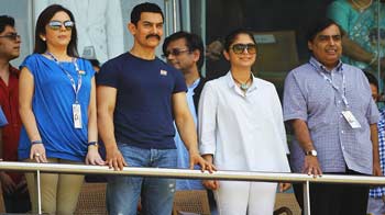 A-listers at the match