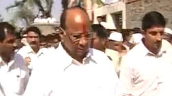 Video : Pawar quits ministers' panel in charge of fighting corruption