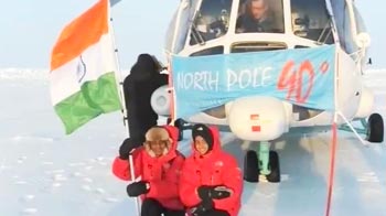 Hyderabad couple completes marathon at North Pole