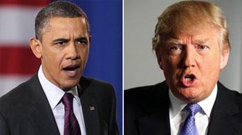 Donald Trump targets Obama
