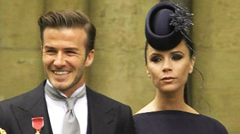 The Beckhams at the royal wedding The Beckhams at the royal wedding