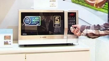 Video : Talking Microwave oven