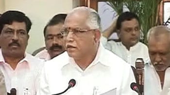 Video : Governor Bhardwaj must go, says Yeddyurappa