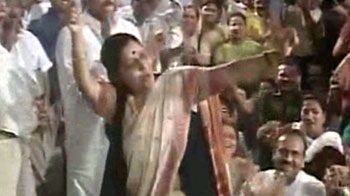 Ramdev's eviction: BJP's all-night dharna at Rajghat