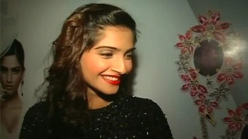 Sonam on the rocks