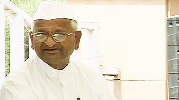 Video : Huge security for Anna's fast at Rajghat