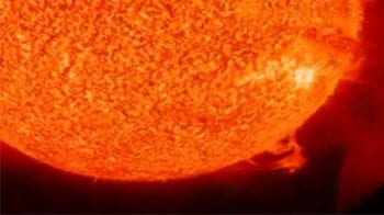 Video : सूरज की सतह पर जोरदार धमाका