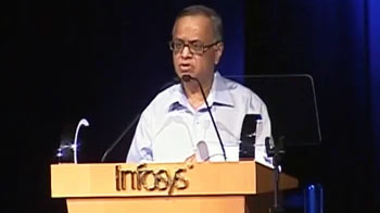 Infosys AGM: Murthy bids emotional adieu