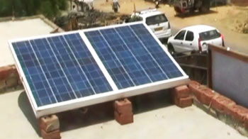 Solar power helps escape the heat